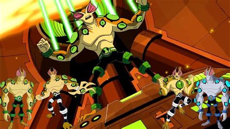 Todas las transformaciones de Multi Ojos Ben 10 Español latino