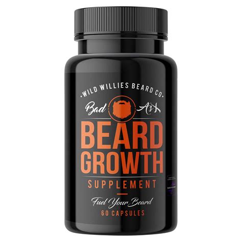 Wild Willies Beard Co Beard Growth Supplement 60 Capsules 60 Ct Shipt