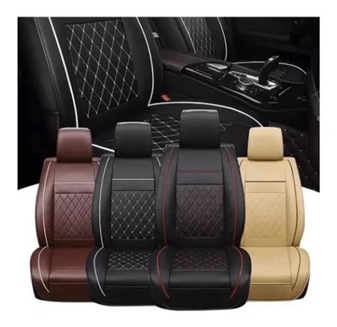 Funda Individual Cubre Asiento Eco Cuero Auto Premium Luxura