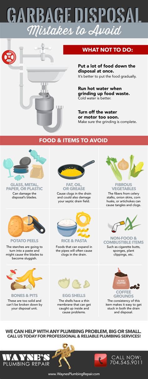 Garbage Disposal Mistakes to Avoid | Garbage disposal, Garbage ...