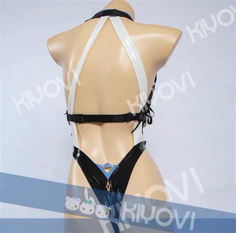 Futuristic Bikini Swimwear Cosplay Sexy Outfit Set Cosplay Etsy