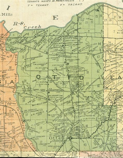Cattaraugus County, NY Wall Map (1916)