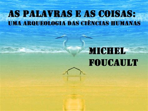 As Palavras E As Coisas Uma Arqueologia Das Ci Ncias Humanas Resumo