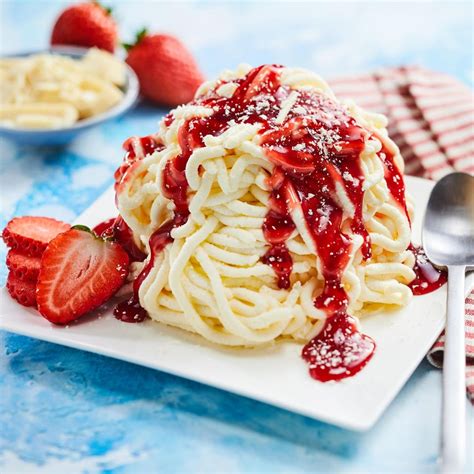 Spaghetti Eis Brigittede