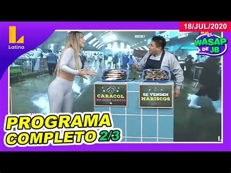 El Wasap De Jb De Julio Del Programa Completo Domiplay