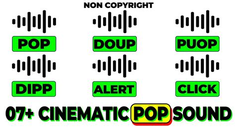 08 Pop Sound Effect Punch Bell And Pop Sound Effect Cinematic Pop