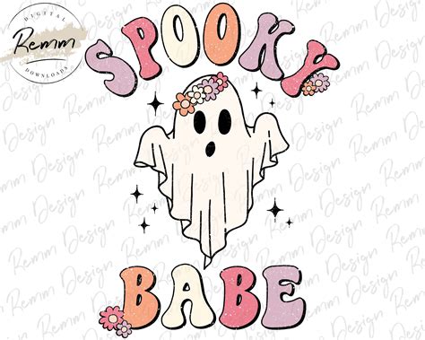 Spooky Babe Png Cute Ghost Png Fall Png Autumn Png Etsy
