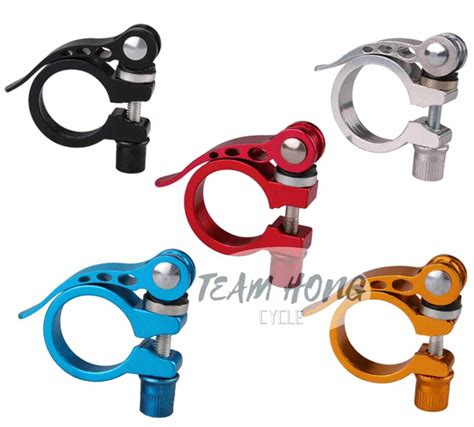 Bicycle Quick Release Seatpost Clamp Alloy For Bmx Fixie Mtb Seat Post