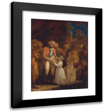 Robert Smirke 12x14 Black Modern Framed Museum Art Print Titled The