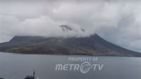 Kk Terdampak Erupsi Gunung Ruang Bakal Direlokasi