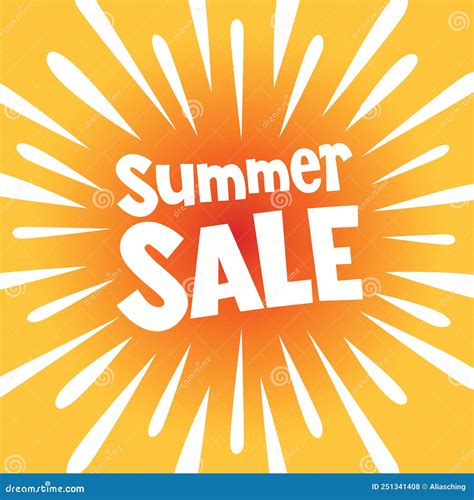 Summer Sale Stock Vector Illustration Of Elements Sign 251341408