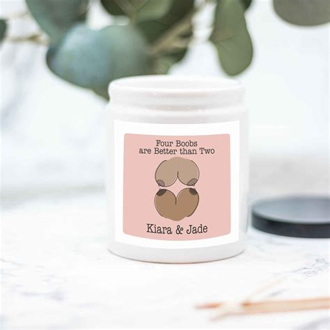 Four Boobs Are Better Than Two Lesbian Couple Girlfriend Etsy