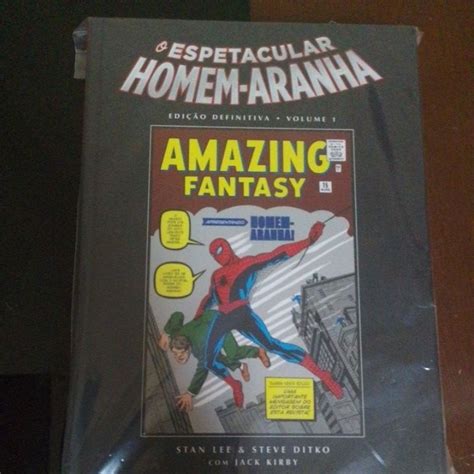 O Espetacular Homem Aranha Hq - HQ O espetacular homem aranha- Edição definitiva volume 1 | Shopee Brasil