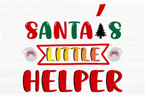 Santa’s Little Helper Graphic by SVG STATE · Creative Fabrica