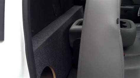 Chevy Extended Cab Subwoofer Box