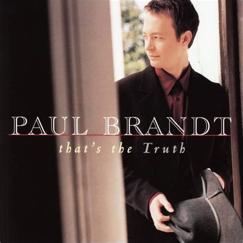 Paul Brandt That S The Truth Cd Discogs