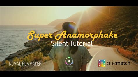 How To Fake Anamorphic Looks Silent Tutorials Davinci Resolve