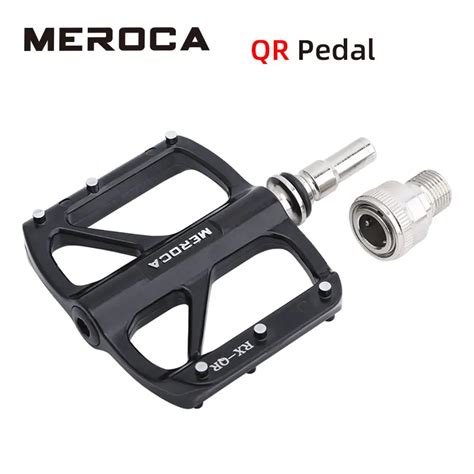 Meroca 3 Bearings Bicycle Pedals Ultralight Quick Release Pedal Mtb ...