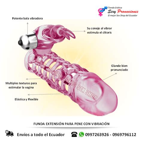 Extensión Para Pene Con Vibración Baile SexyPromociones Tienda Sex