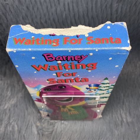 Barney Waiting For Santa Vhs Tape 1992 Sing Along White Tape Christmas Movie Ebay