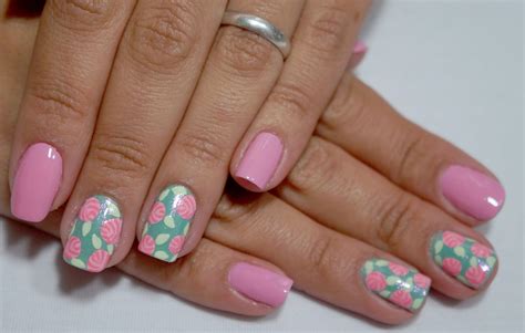 Unhas Decoradas Rosas Para A Primavera