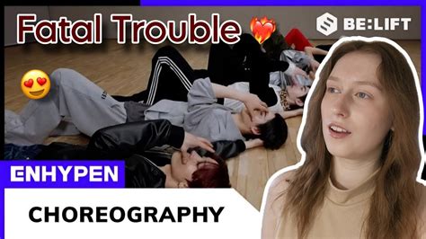 ENHYPEN 엔하이픈 Fatal Trouble Dance Practice Russian Reaction YouTube