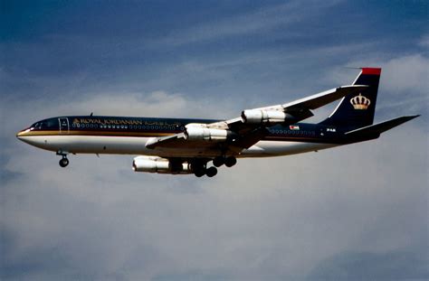 Boeing 707 384C JY AJK Royal Jordanian Airlines LHR Flickr