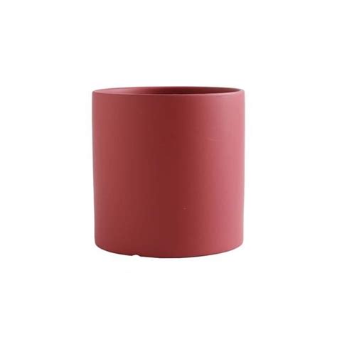 POT DE FLEUR 16 dark red M14cm no tray Pots de fleurs en céramique