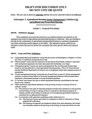 Fillable Online Arb Ca Rulemaking Informal Draft Smoke