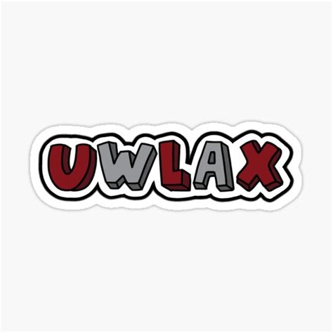 "University of Wisconsin LaCrosse" Sticker for Sale by Abanken | Redbubble