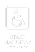 Braille Staff Handicap Sign Sku Sb