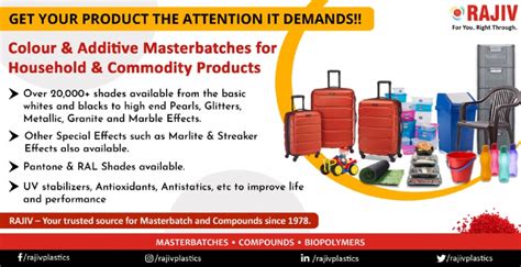 Colour And Additive Masterbatches For Household Commodity Products