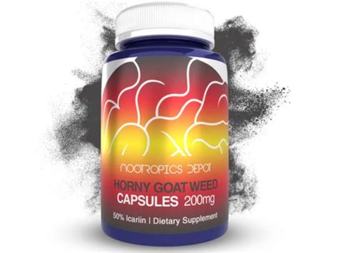 Horny Goat Weed Capsules By Nootropics Depot Holistic Nootropics