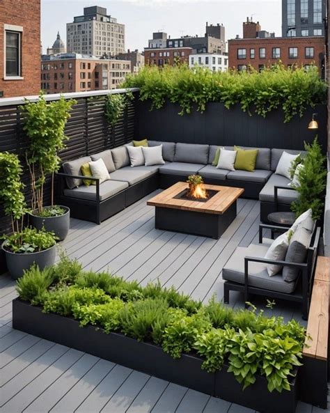 Terrazas Con Jardín Diseño Natural Y Funcional Terrazas Casa