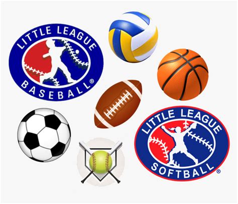 Softball Baseball Little League Logo, HD Png Download - kindpng