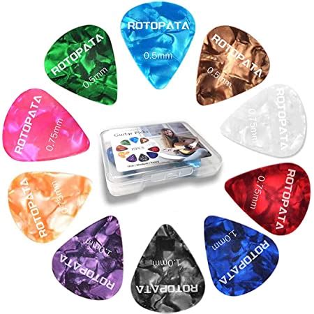 CASCHA HH 2002 Guitar Picks 12er Set Plektrum für Akustik Gitarre E