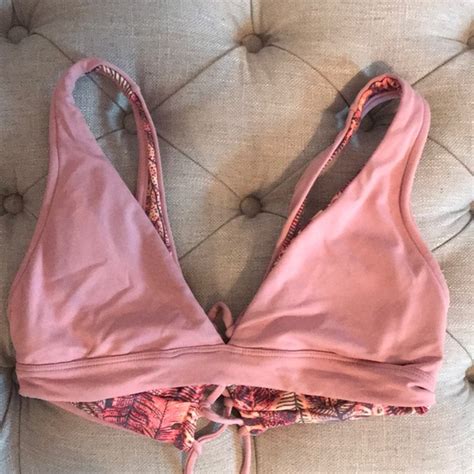 Maaji Swim Reversible Pink And Orange Maaji Bikini Top Poshmark