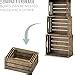 Amazon Barnyard Designs Set Of Wooden Crates Large Rustic Wood