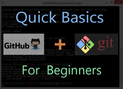 Quick GitHub And GitBash Basics For Beginners Tutorial VASTINFOS