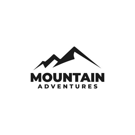 Illustration Vectorielle De Montagne Logo Design 14196485 Art Vectoriel