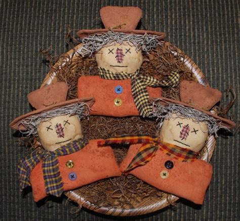 Primitive Digital Pattern EPATTERN Folk Art Primitive Autumn Etsy