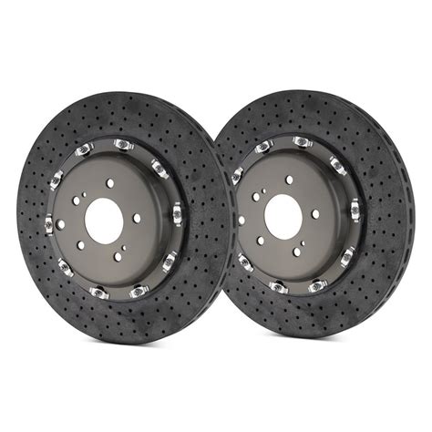 Brembo GT Series CCM R Cross Drilled 2 Piece Brake Rotors