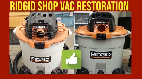 Ridgid High Efficiency Wet Dry Vac Dry Pick Up Only Dust Off