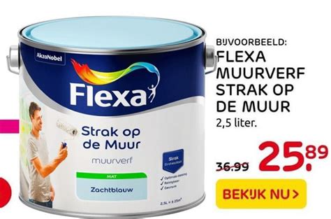 Flexa Muurverf Strak Op De Muur Aanbieding Bij Praxis