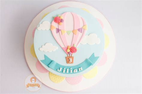Hot Air Balloon Birthday Cake