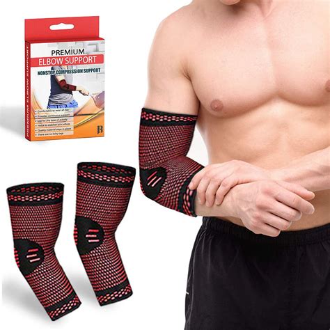 Rimsports Elbow Brace Best Tennis Elbow Braces For Women And Men Premium Elbow Sleeve Best