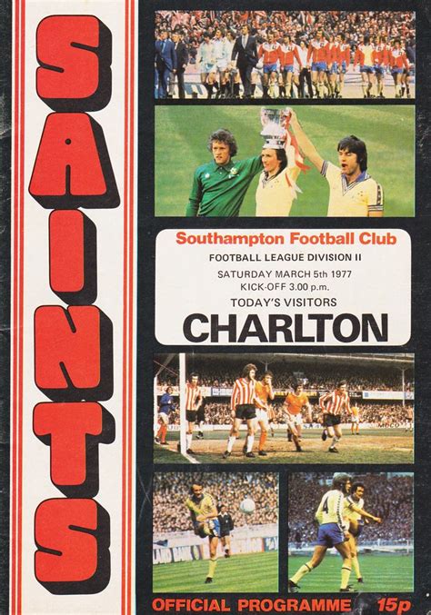 Southampton Vs Charlton Athletic 1977 Flickr