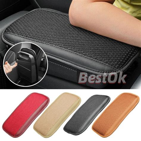 Pcs Soft Pu Leather Car Armrest Box Pad Four Seasons Universal