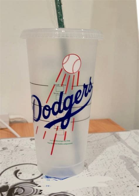 Los Angeles Dodgers Starbucks Cup Etsy