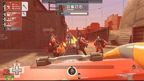 Tf2 MvM Firmware Frenzy Cliffside Adv Nemesis 7 Waves YouTube